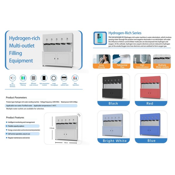 Hydrogen-rich Multi-outlet Filling Equipment